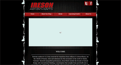 Desktop Screenshot of iresonmotorsports.com